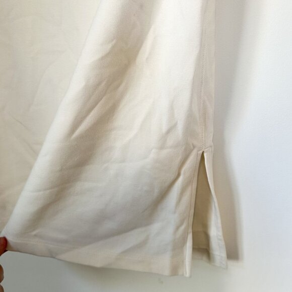 NWT Madewell Sleeveless Boatneck Side Slit Tank in Ivory - Size: Medium - Picture 4 of 9